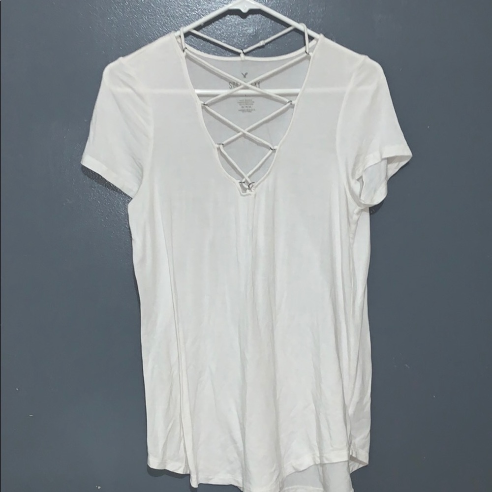 american eagle strapy t shirt